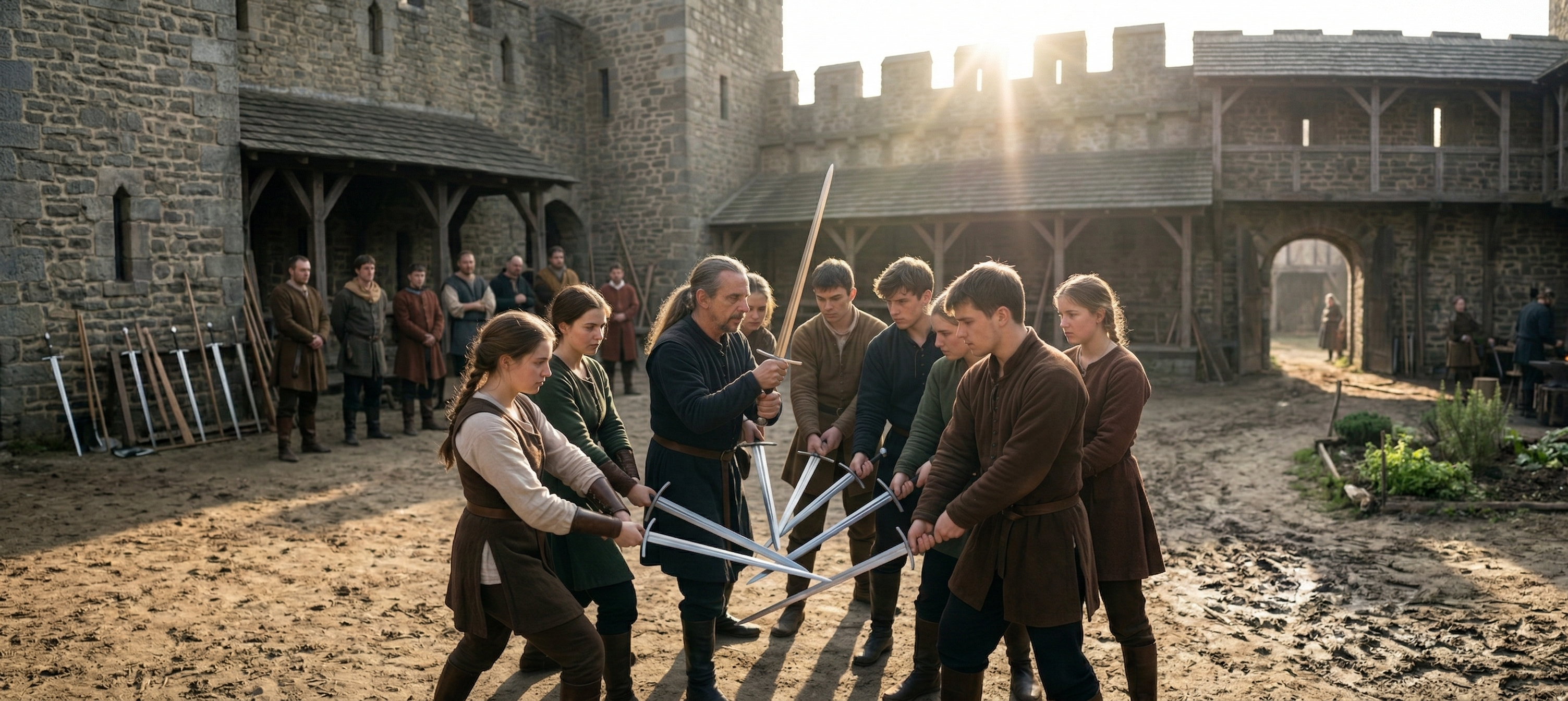 The order of the Unicorn & Wolf  - initiatie - Trainer Sascha Grimm