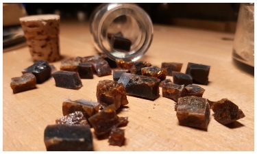 Warme gelatine lijm